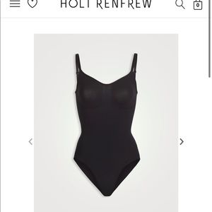 Skims sculpting bodysuit with snaps. Black. Size xxl/xxxl. Brand new.